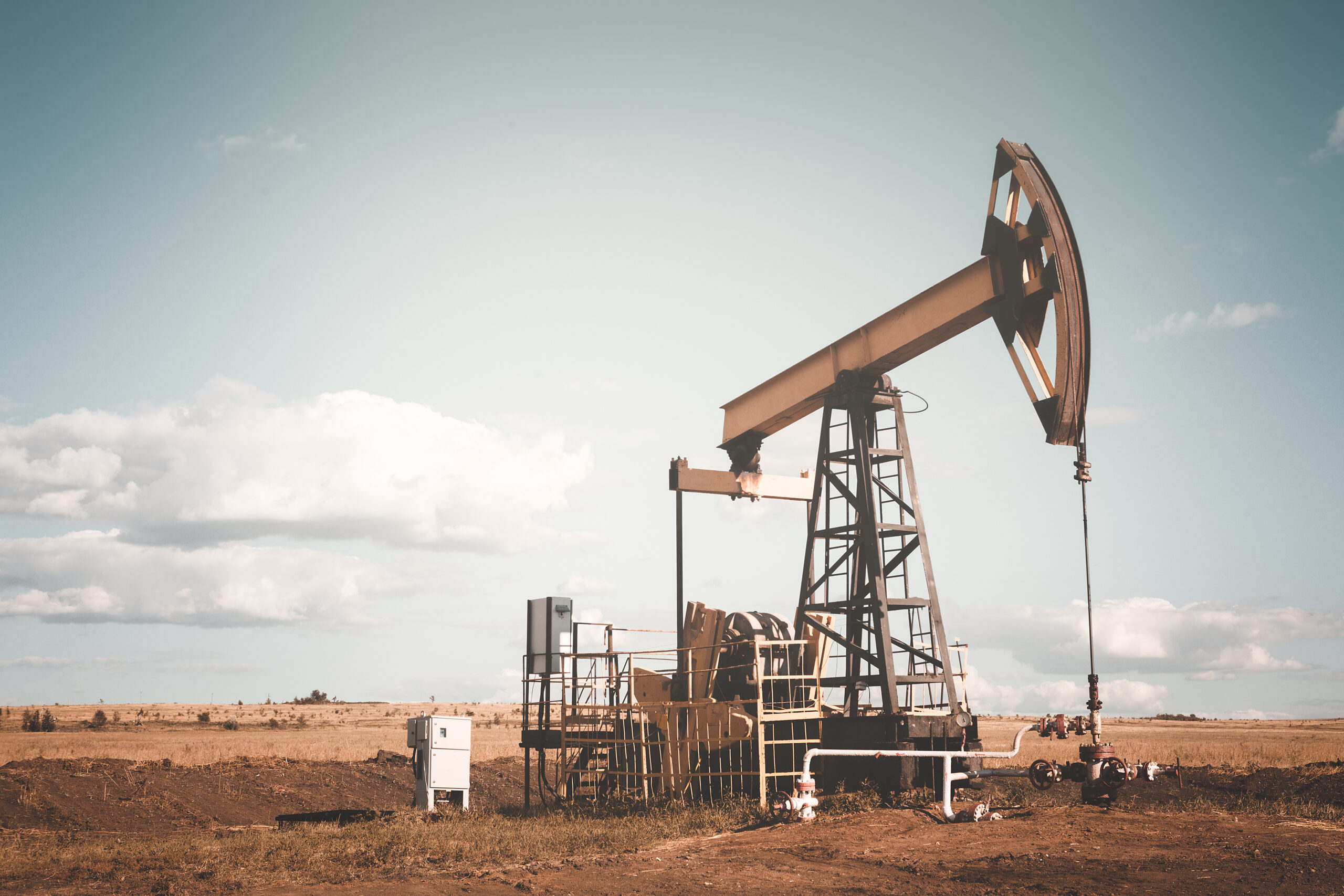 Fuel and oil industry. Oil pump.